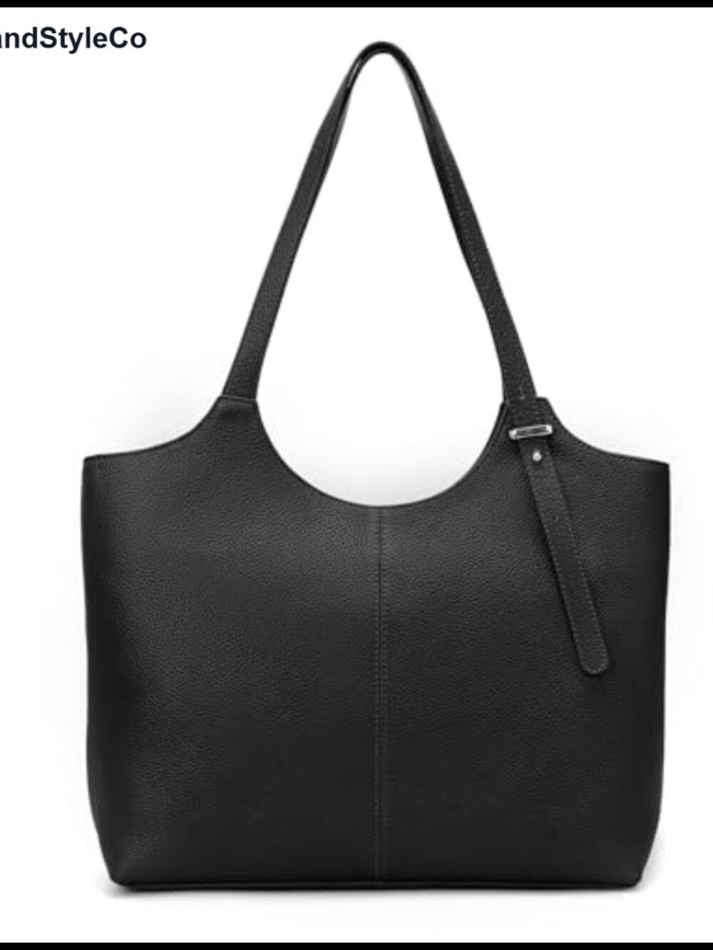 Genuine Leather Tote Bag Adjustable Strap Shoulder Handbag Purse